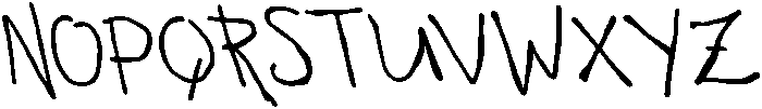CS Dencha Reverse Italic otf (400) Font UPPERCASE