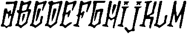 CS Densmore Drawn Italic otf (400) Font UPPERCASE