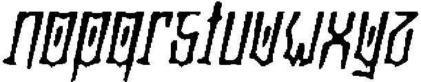 CS Densmore Drawn Italic otf (400) Font LOWERCASE