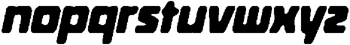 CS Dextor Drawn Italic otf (400) Font LOWERCASE