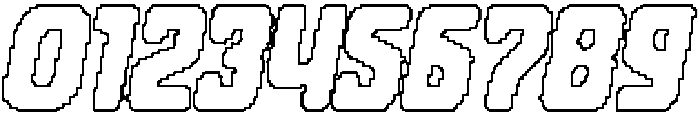 CS Dextor Pixel Outline otf (400) Font OTHER CHARS