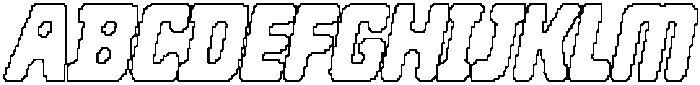 CS Dextor Pixel Outline otf (400) Font