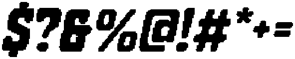 CS Dextor Pixel Regular otf (400) Font OTHER CHARS