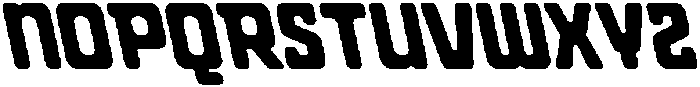 CS Dextor Reverse Italic otf (400) Font UPPERCASE
