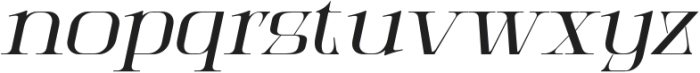 CS Diamond Italic otf (400) Font LOWERCASE