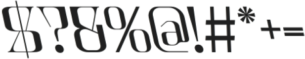 CS Diamond Reverse Italic otf (400) Font OTHER CHARS