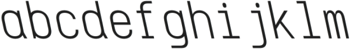 CS Diego Mono Reverse Italic otf (400) Font LOWERCASE