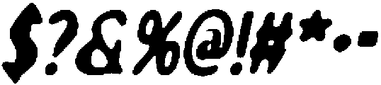CS Direction Drawn Italic otf (400) Font OTHER CHARS