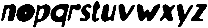 CS Direction Drawn Italic otf (400) Font LOWERCASE
