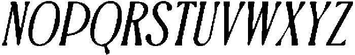 CS Draper Drawn Italic otf (400) Font UPPERCASE