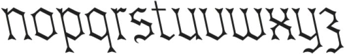 CS Drusilla Reverse Italic otf (400) Font LOWERCASE