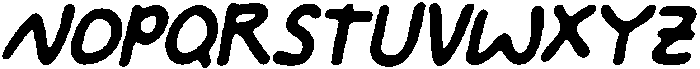 CS Easton Drawn Italic otf (400) Font UPPERCASE