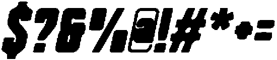 CS Elastix Drawn Italic otf (400) Font OTHER CHARS