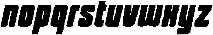 CS Elastix Drawn Italic otf (400) Font LOWERCASE