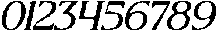 CS Elmore Drawn Italic otf (400) Font OTHER CHARS