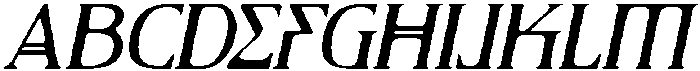 CS Elmore Drawn Italic otf (400) Font UPPERCASE