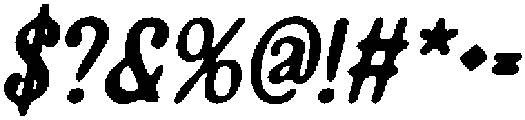 CS Eloise Drawn Italic otf (400) Font OTHER CHARS