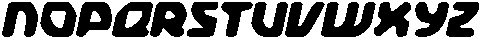 CS Elroy Drawn Italic otf (400) Font UPPERCASE