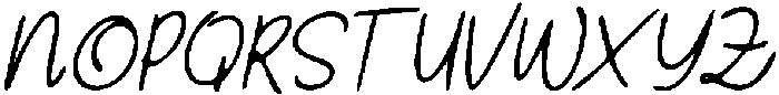 CS Elysia Drawn Italic otf (400) Font UPPERCASE