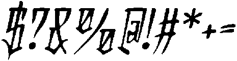 CS Emperor Drawn Italic otf (400) Font OTHER CHARS
