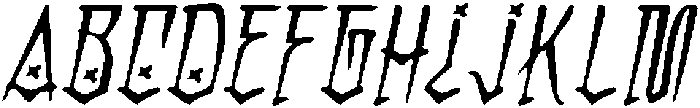 CS Emperor Drawn Italic otf (400) Font UPPERCASE