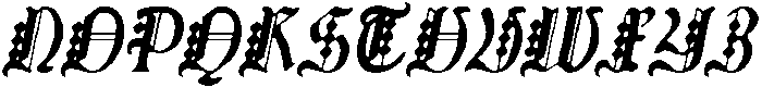 CS Enigma Drawn Italic otf (400) Font UPPERCASE