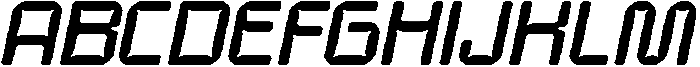 CS Escape Drawn Italic otf (400) Font UPPERCASE