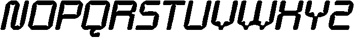 CS Escape Drawn Italic otf (400) Font UPPERCASE