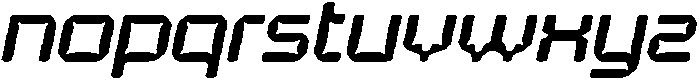 CS Escape Drawn Italic otf (400) Font LOWERCASE