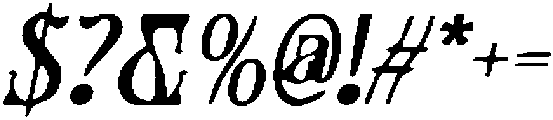 CS Evaris Drawn Italic otf (400) Font OTHER CHARS
