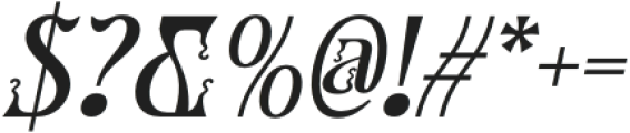 CS Evaris Italic otf (400) Font OTHER CHARS