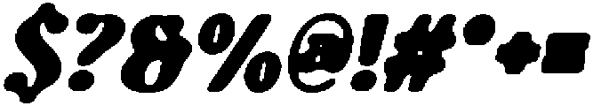 CS Evora Drawn Italic otf (400) Font OTHER CHARS