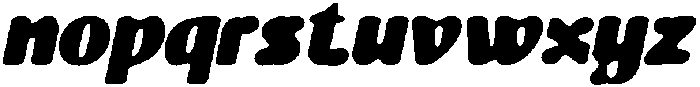CS Evora Drawn Italic otf (400) Font LOWERCASE