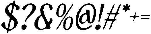 CS Facile Drawn Italic otf (400) Font OTHER CHARS