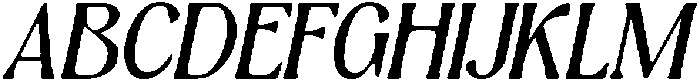 CS Facile Drawn Italic otf (400) Font UPPERCASE