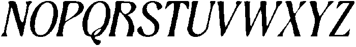CS Facile Drawn Italic otf (400) Font UPPERCASE