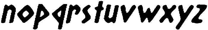 CS Farley Drawn Italic otf (400) Font LOWERCASE