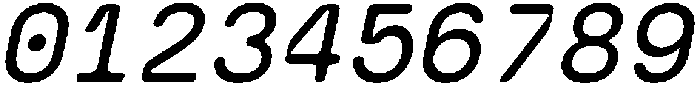CS Felice Mono Rounded Italic otf (400) Font OTHER CHARS