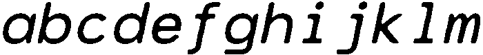 CS Felice Mono Rounded Italic otf (400) FONT