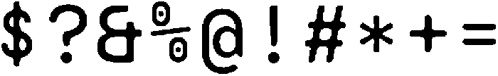 CS Felice Mono Rounded Regular otf (400) Font OTHER CHARS