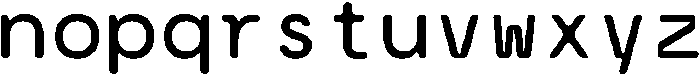 CS Felice Mono Rounded Regular otf (400) Font LOWERCASE