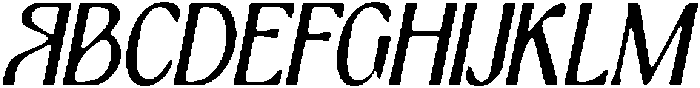 CS Finegan Drawn Italic otf (400) Font UPPERCASE