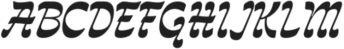 CS Flare Italic otf (400) Font UPPERCASE