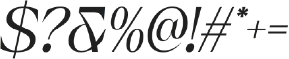 CS Flora Italic otf (400) Font OTHER CHARS