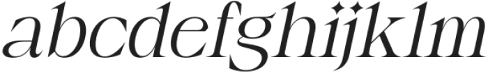 CS Flora Italic otf (400) Font LOWERCASE