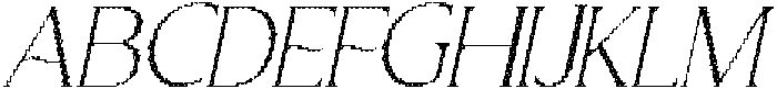 CS Florens Disco Italic otf (400) Font UPPERCASE