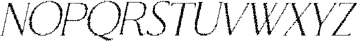 CS Florens Disco Italic otf (400) Font UPPERCASE