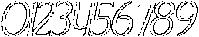 CS Florens Pixel Outline otf (400) Font OTHER CHARS