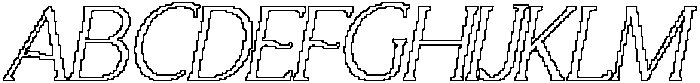 CS Florens Pixel Outline otf (400) Font