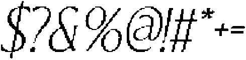CS Florens Pixel Regular otf (400) Font OTHER CHARS